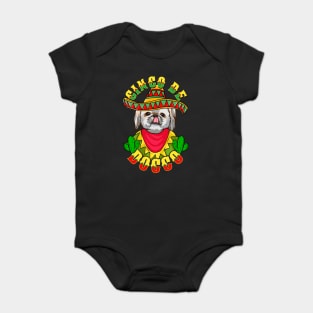 Cinco de Doggo Funny Shih Tzu Dog for Cinco de Mayo design Baby Bodysuit